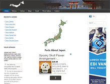 Tablet Screenshot of facts-about-japan.com